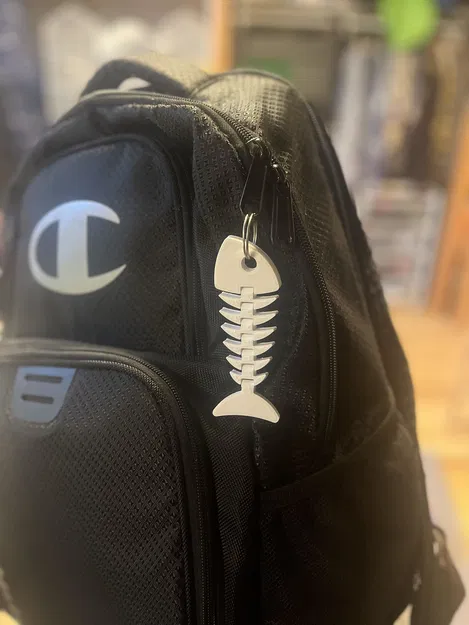 Móc khóa cá xương Flexi Fish - Mẫu in 3D khớp nối linh hoạt độc đáo - Image 1