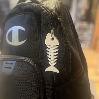 Móc khóa cá xương Flexi Fish - Mẫu in 3D khớp nối linh hoạt độc đáo