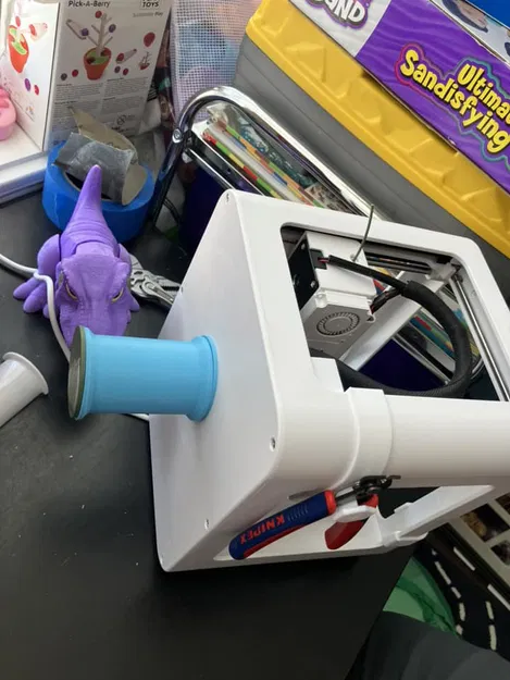 Giá đỡ cuộn nhựa 1kg cho Toybox Alpha 2 & 3 (Hỗ trợ vòng bi 608 hoặc không cần vòng bi) - Image 5