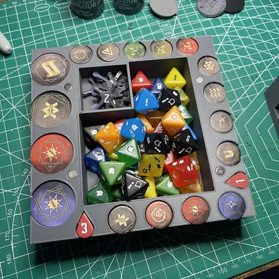 Hộp đựng token và xúc xắc Warcrow - Phụ kiện cần thiết cho board game