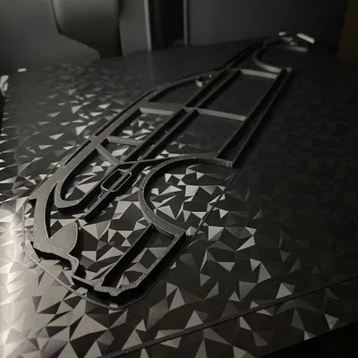 Mô hình trang trí treo tường 2D BMW F31 cho dân chơi xe