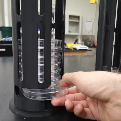 Bộ giá đỡ và lấy đĩa Petri (Petri dish dispensers)