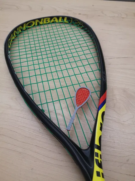 Mô hình vợt Squash (dáng teardrop hoặc open throat) - Image 4