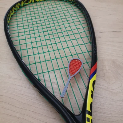 Mô hình vợt Squash (dáng teardrop hoặc open throat)