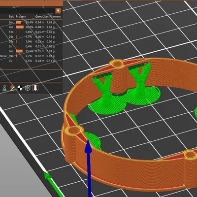Vòng đệm bù lớp trát 60mm (Putzausgleichsringe) cho đế âm tường