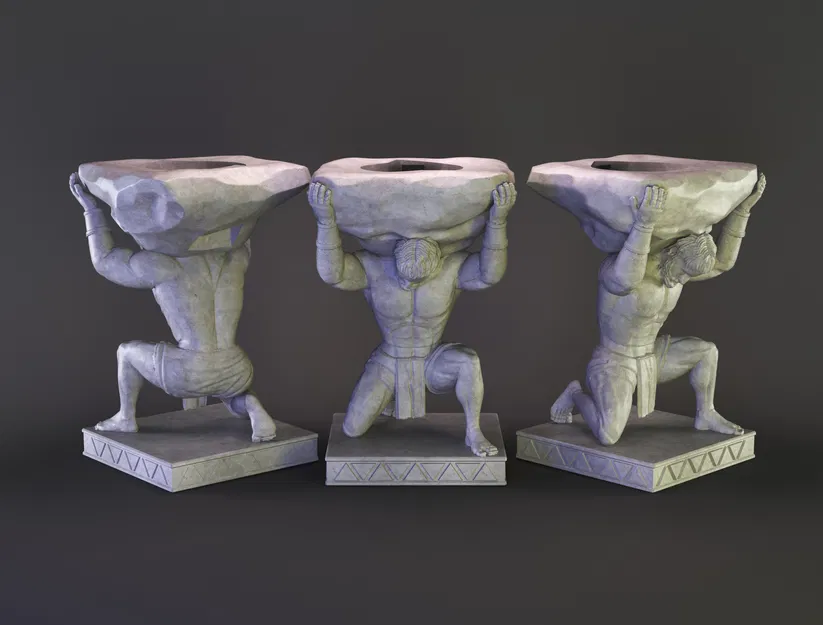 Đế sạc Apple Watch hình tượng Atlas cực ngầu cho bàn làm việc - Image 1