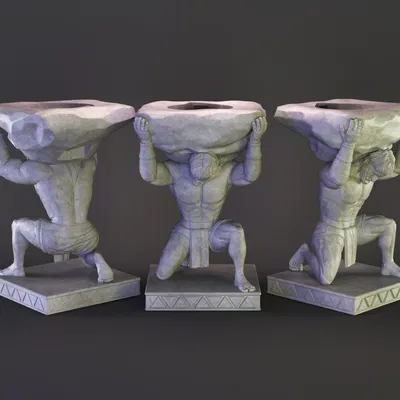 Đế sạc Apple Watch hình tượng Atlas cực ngầu cho bàn làm việc