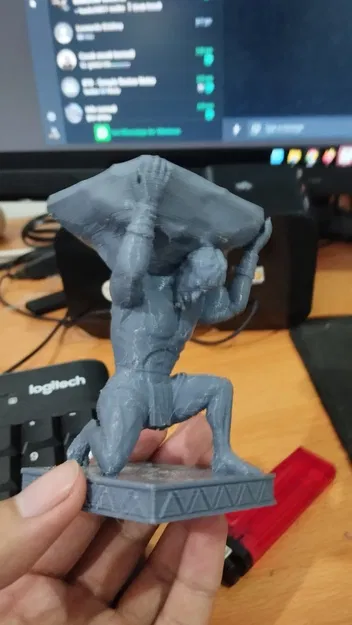 Đế sạc Apple Watch hình tượng Atlas cực ngầu cho bàn làm việc - Image 2