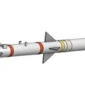 Mô hình tên lửa AIM-120 AMRAAM in 3D chất lượng cao - Thumbnail 1