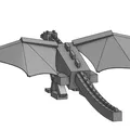 Mô hình rồng Ender Dragon Minecraft in 3D cực chất - Thumbnail 2