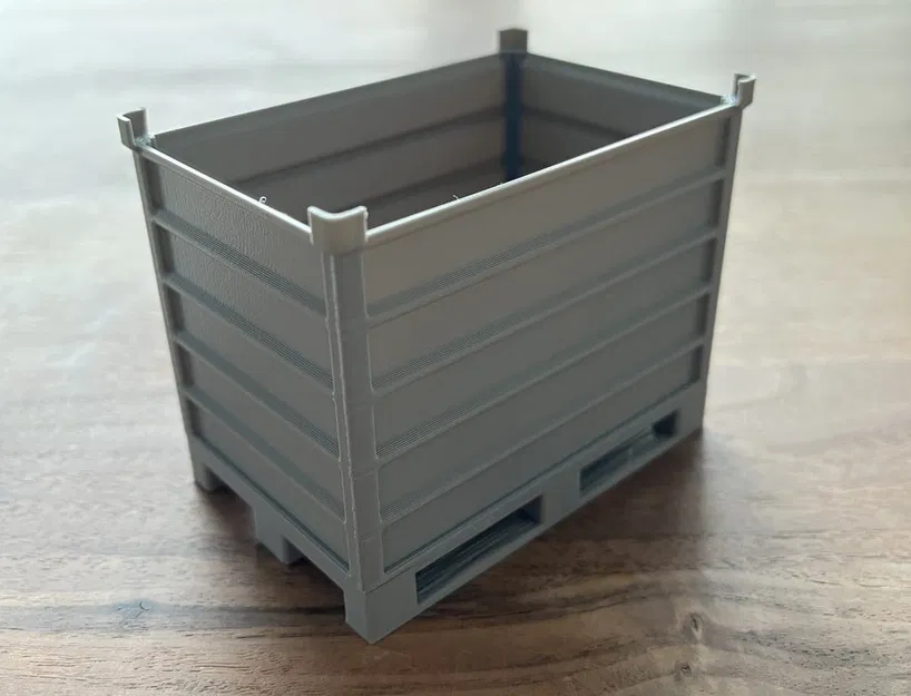 Thùng kim loại mô hình 1/14 cho xe tải RC - Thiết kế in 3D không support - Image 1