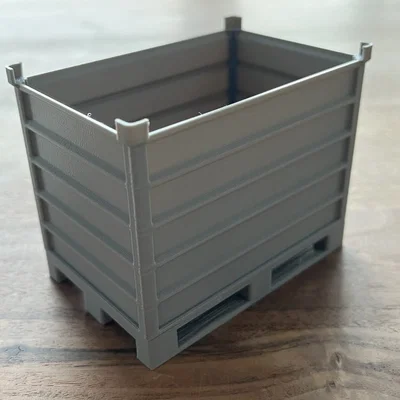 Thùng kim loại mô hình 1/14 cho xe tải RC - Thiết kế in 3D không support