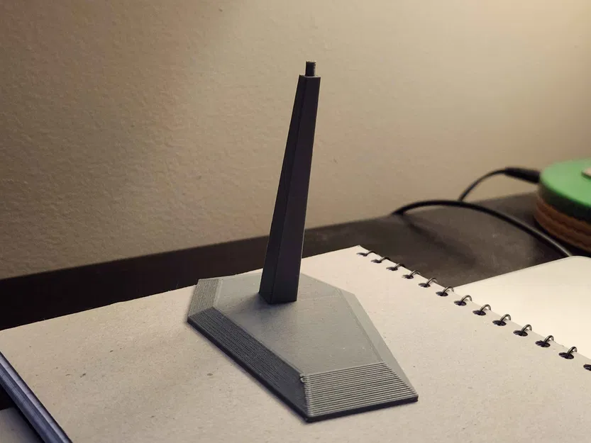 Đế Trưng Bày Mô Hình Gundam 1/144 (HG/RG Stand) - File In 3D Tối Giản - Image 2