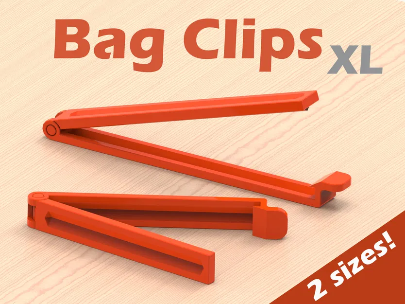 Kẹp miệng túi thực phẩm đa năng 3D (Universal Bag Clips XL) tiện dụng - Image 1
