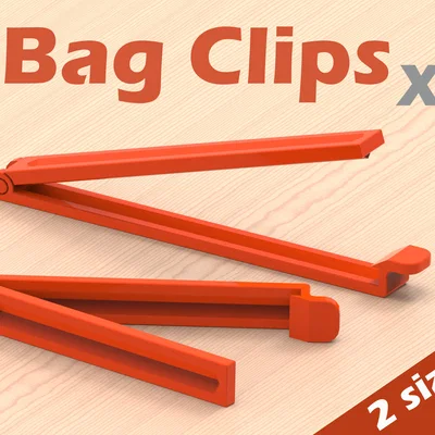 Kẹp miệng túi thực phẩm đa năng 3D (Universal Bag Clips XL) tiện dụng