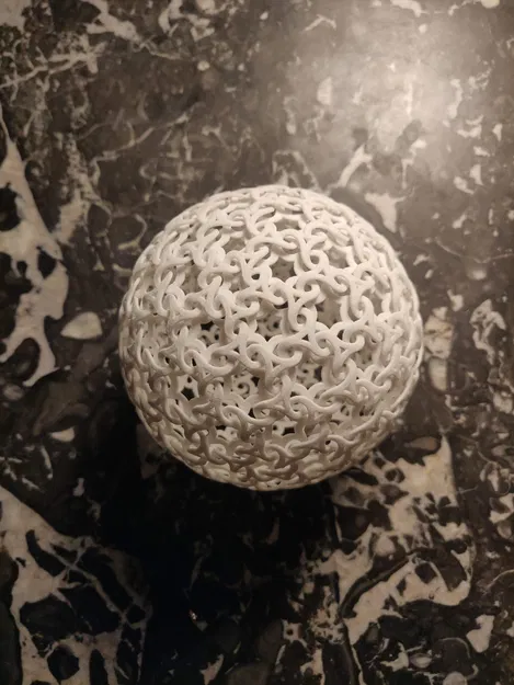 Mô hình quả cầu 3D Dual Geodesic Icosahedra trang trí cực đẹp - Image 1