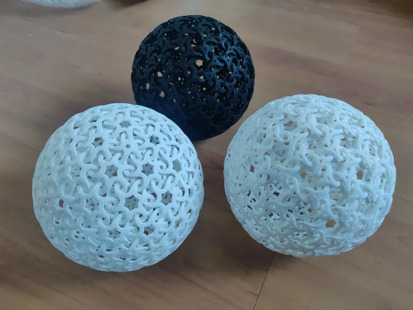 Mô hình quả cầu 3D Dual Geodesic Icosahedra trang trí cực đẹp - Image 2