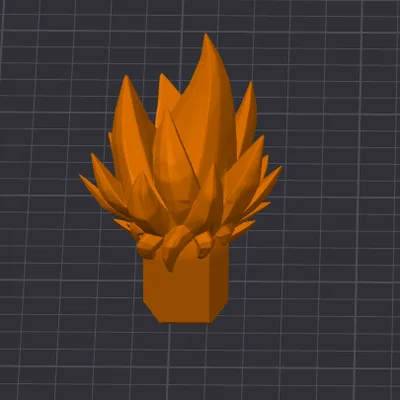 Mẫu tóc Goku cho Dummy 13 (Tỉ lệ 200%) - Phụ kiện in 3D cực ngầu