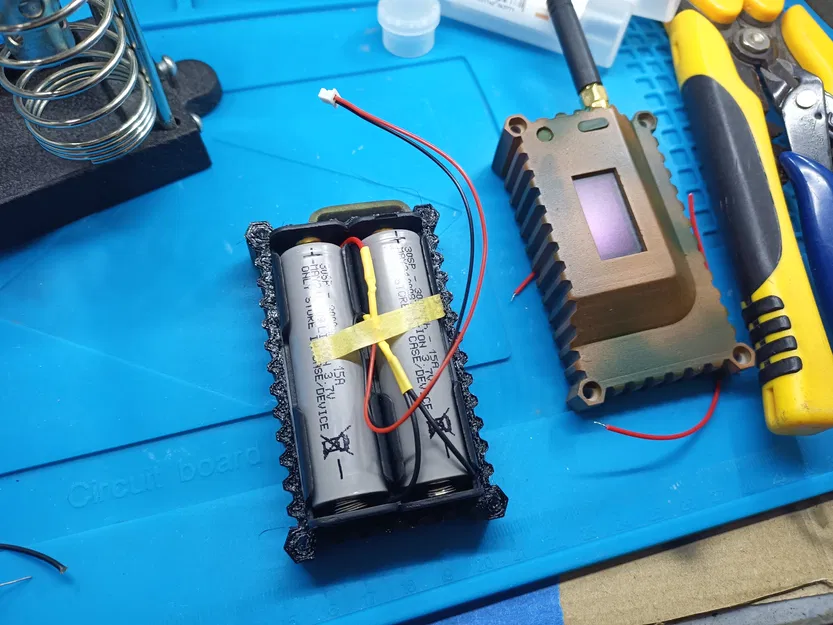 Vỏ hộp Heltec V3 dùng 2 pin 18650 - Image 5