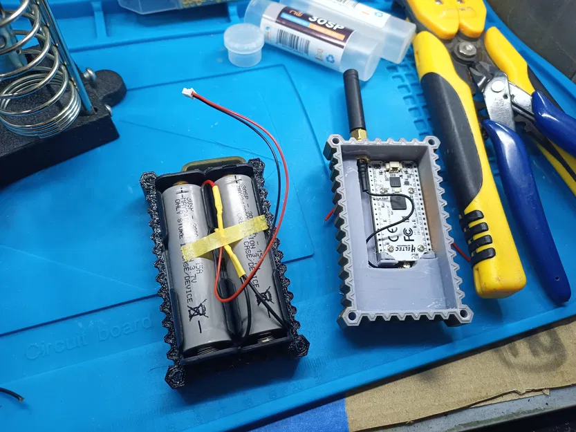 Vỏ hộp Heltec V3 dùng 2 pin 18650 - Image 7