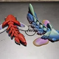 Mô hình cá máy cử động (Articulated Mech Fish) in 3D cực đẹp - Thumbnail 2