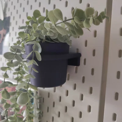 Giá đỡ chậu hoa 9cm cho bảng IKEA SKÅDIS