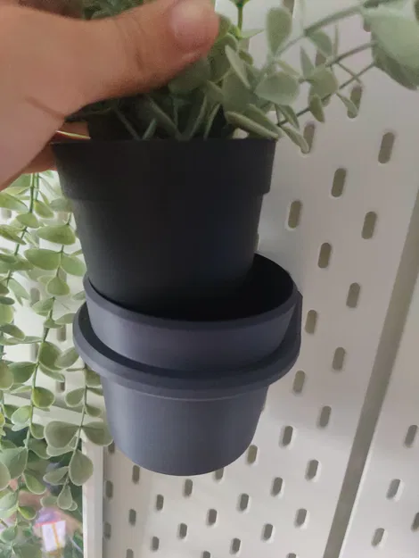 Giá đỡ chậu hoa 9cm cho bảng IKEA SKÅDIS - Image 3