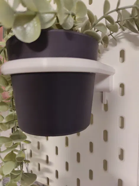 Giá đỡ chậu hoa 9cm cho bảng IKEA SKÅDIS - Image 6