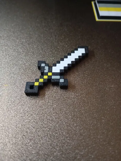 Móc khóa kiếm Minecraft - Image 2