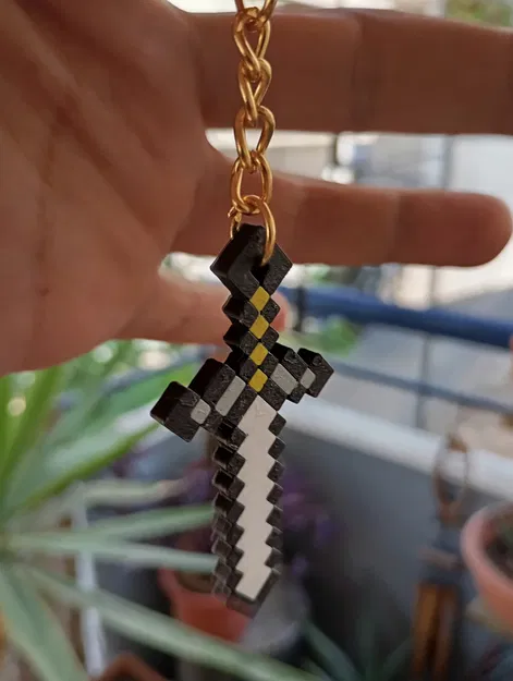 Móc khóa kiếm Minecraft - Image 3