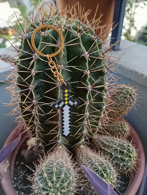 Móc khóa kiếm Minecraft - Image 6