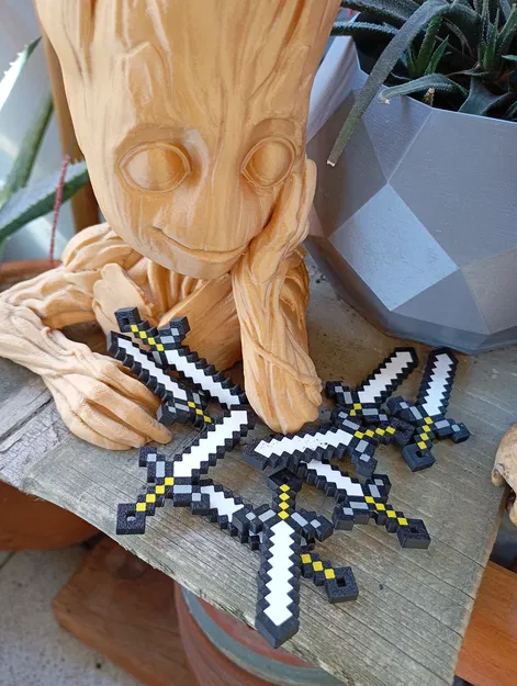 Móc khóa kiếm Minecraft - Image 7