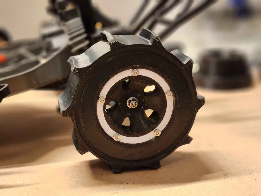 Bộ bánh xe/lốp cho Traxxas Slash | Kiểu Paddle hoặc Bề mặt trơn - Image 1