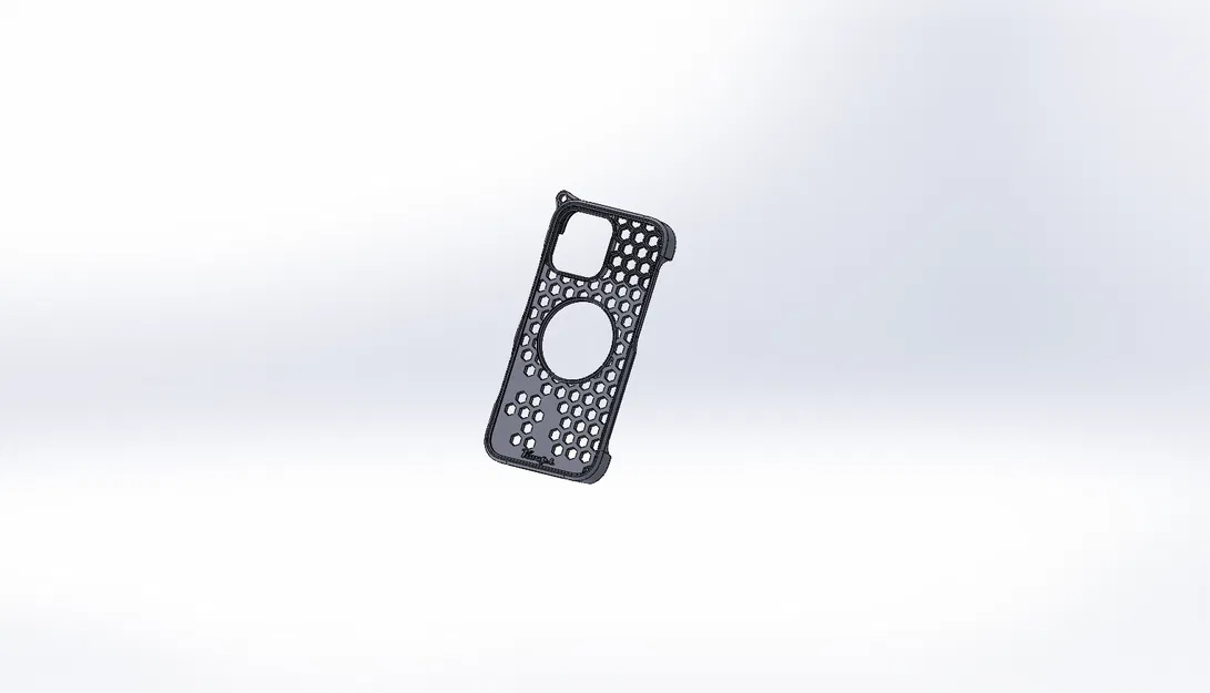 Tự in ốp lưng iPhone 16 Pro Max với thiết kế tổ ong hiện đại - Image 2