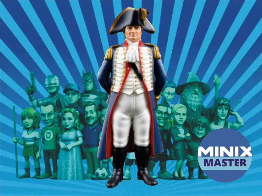 Mô hình 3D Napoleon Minix – Tượng nhân vật lịch sử độc đáo - Image 1