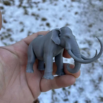 Mô hình gia đình voi ma mút Mammoth family Ice Age