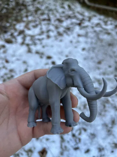 Mô hình gia đình voi ma mút Mammoth family Ice Age - Image 4