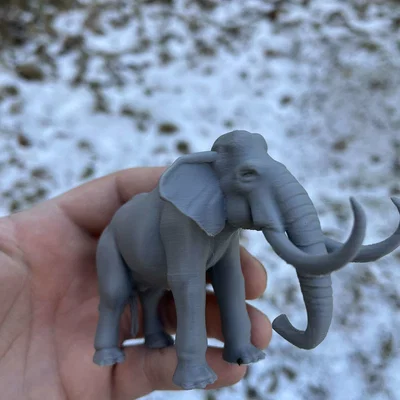 Mô hình gia đình voi ma mút Mammoth family Ice Age