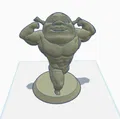 Mô hình 3D Buff Shrek tập gym hài hước - File STL in 3D độc lạ - Thumbnail 1