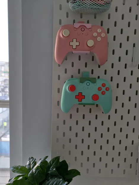 Giá treo IKEA Skadis cho tay cầm 8BitDo Ultimate 2C kèm khe cắm Dongle - Image 1