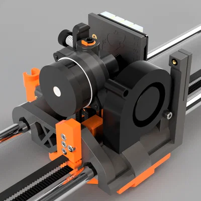 Icarus 2 - Khung máy QIDI X-Max / X-Plus / I-Mate (Hỗ trợ Orbiter, Sherpa, LGX Lite)