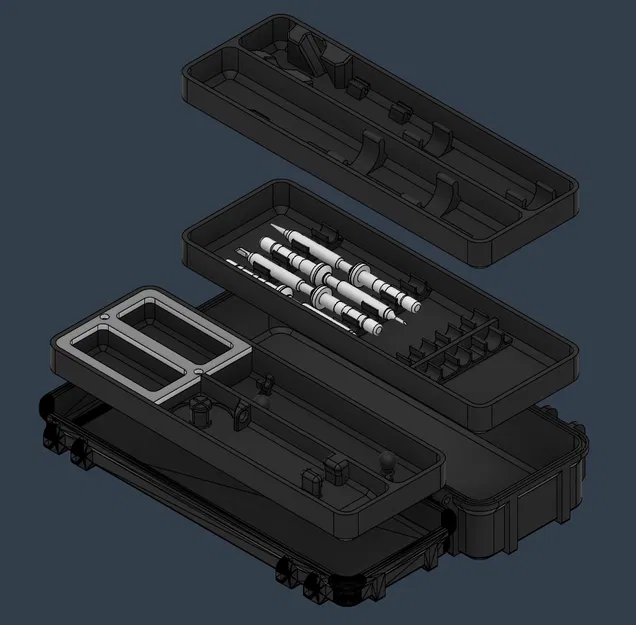 Bộ khay đệm tùy chỉnh cho hộp đựng Pinecil siêu bền của blue bird - Image 7