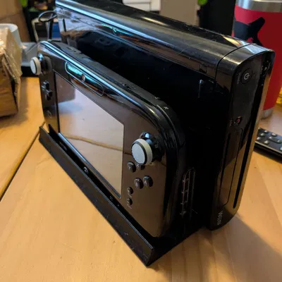 Chân đế 3D cho Wii U - Tích hợp khe gắn ổ cứng di động