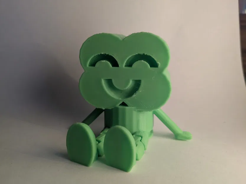 Shamrock Buddy: Mô hình cỏ ba lá may mắn có khớp chân linh hoạt - Image 4