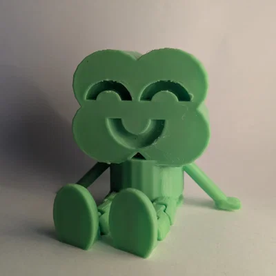 Shamrock Buddy: Mô hình cỏ ba lá may mắn có khớp chân linh hoạt