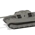 Mô hình xe tăng Đức Tiger II (King Tiger) tỷ lệ 1/72 đa chi tiết (File Fusion360) - Thumbnail 1