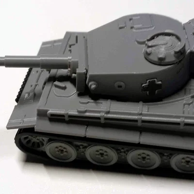 Mô hình xe tăng Panzerkampfwagen VI "Tiger I" tỉ lệ 1/72 (Nhiều mảnh - Fusion360)