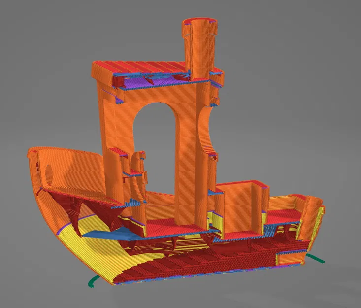 Floating Benchy (Mẹo điều chỉnh mật độ in) - Image 1