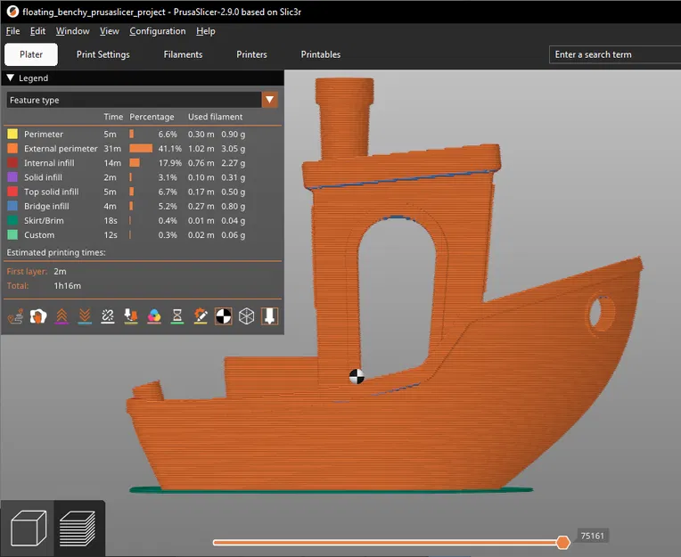 Floating Benchy (Mẹo điều chỉnh mật độ in) - Image 4