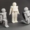Mô hình robot Asimo in Print-in-place - Thumbnail 1